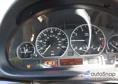 2001 BMW 330I из США, поврежденный, VIN WBAAV53421JS91546